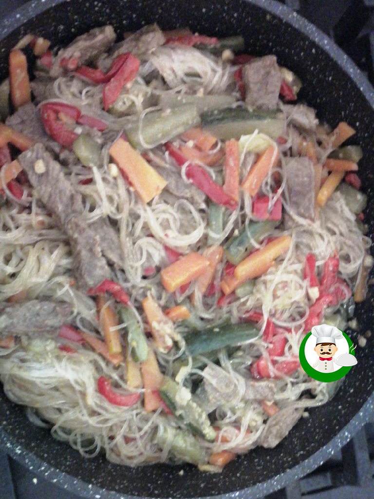 Фунчоза с овощами 