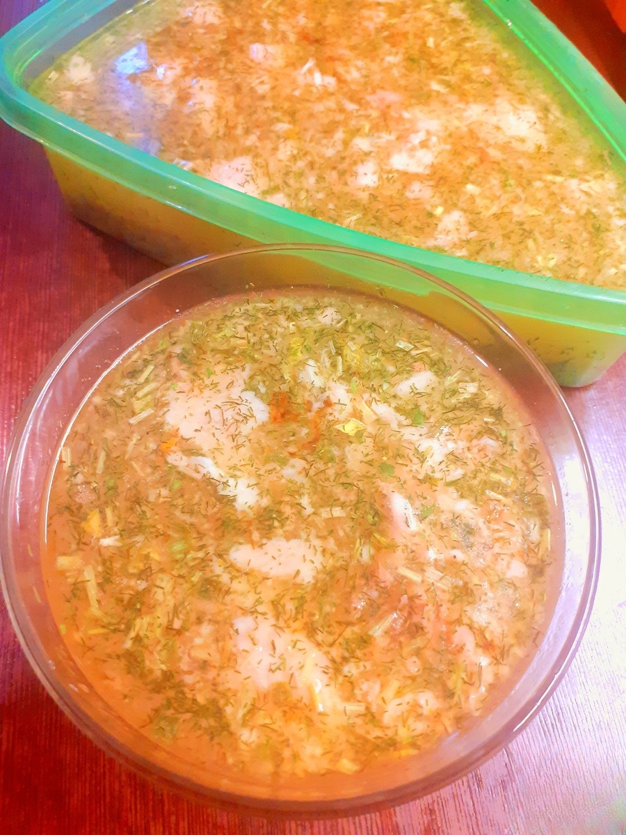 Холодец из домашней курицы