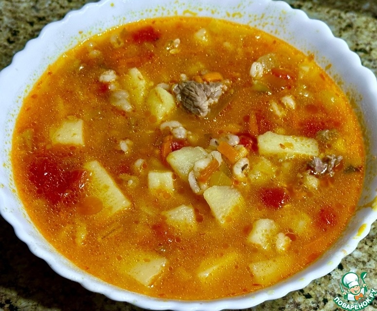 Рассольник по ленинградски